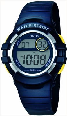 Lorus Kid's Digital Multi-Function (32mm) Digital Dial / Dark Blue PU Strap R2381HX9