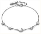 Olivia Burton Celestial Mini North Star and Moon Silver Tone Bracelet 24100623 - vista alternativa 2