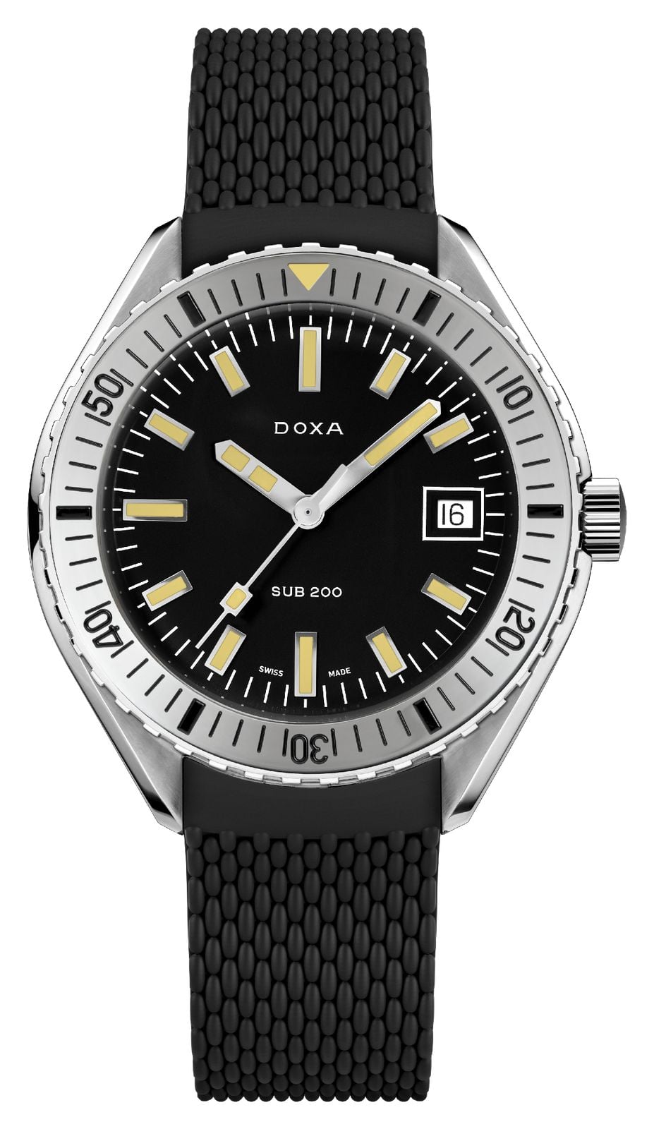 DOXA Sub 200 Sharkhunter (42 mm) cadran noir emblÃ©matique montre
