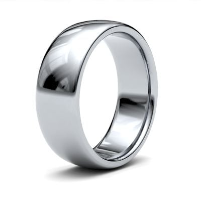 James Moore Wedding Rings | 18ct White Gold | 7mm | Medium | Premium Court | AG_7LMP-18W