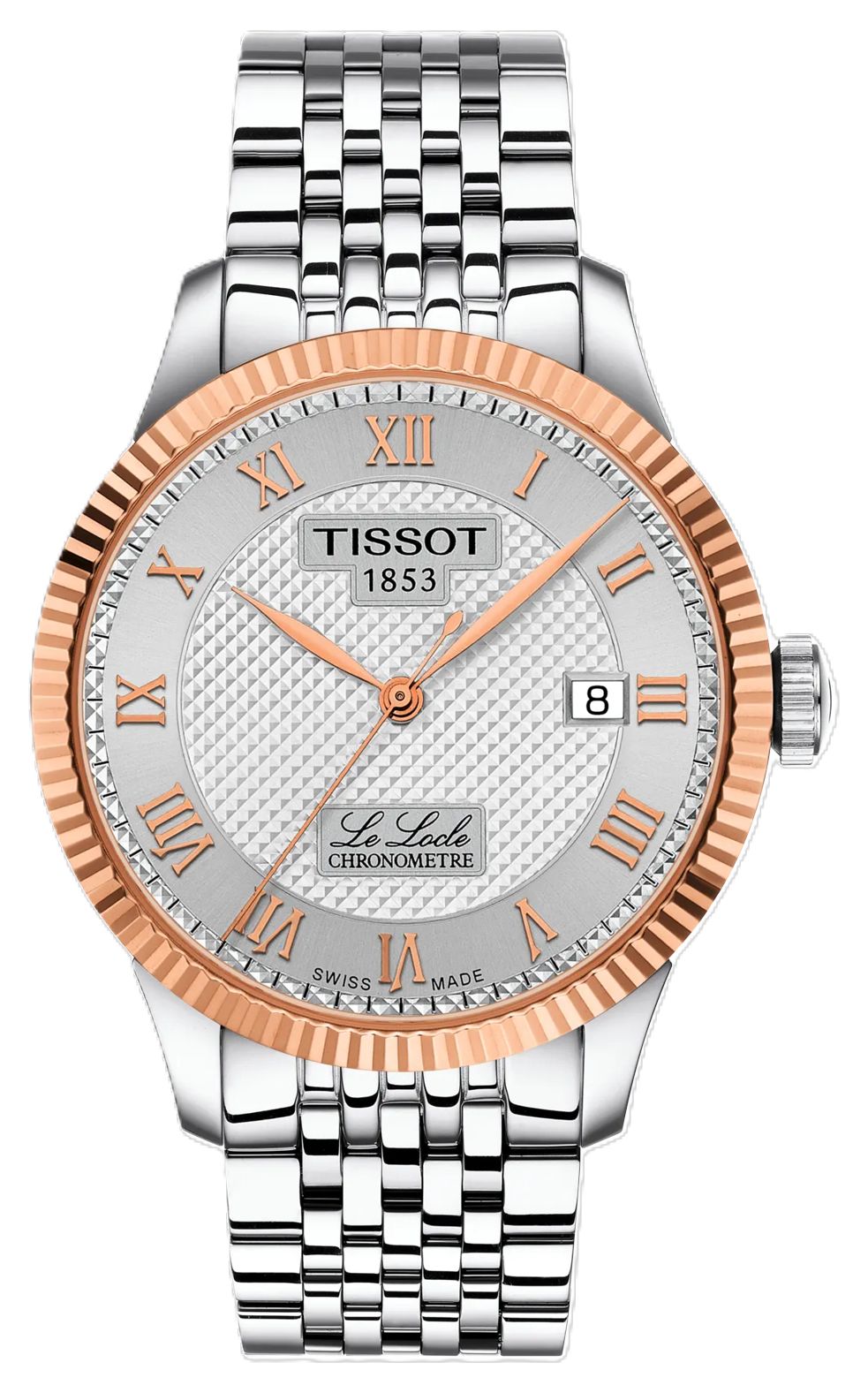 Tissot Tissot Le Locle Cosc 39 mm, lunette en or 18 carats montre