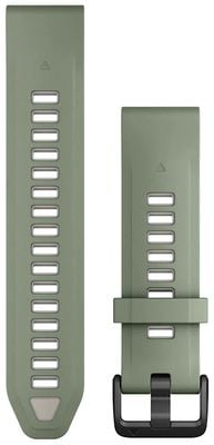 Garmin Quickfit® 20 Uhrenarmband nur (20 mm) Weiden-/Nebelgraues Silikon 010-13391-02