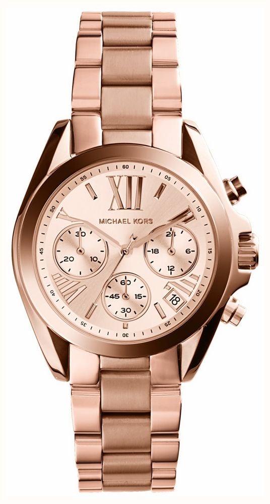 Neue originale Michael outlet Kors Chronograph Uhr in roségold