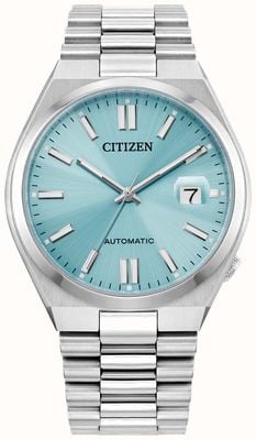 Citizen Tsuyosa automatico (40 mm) quadrante azzurro sunray/bracciale in acciaio inossidabile NJ0151-53M