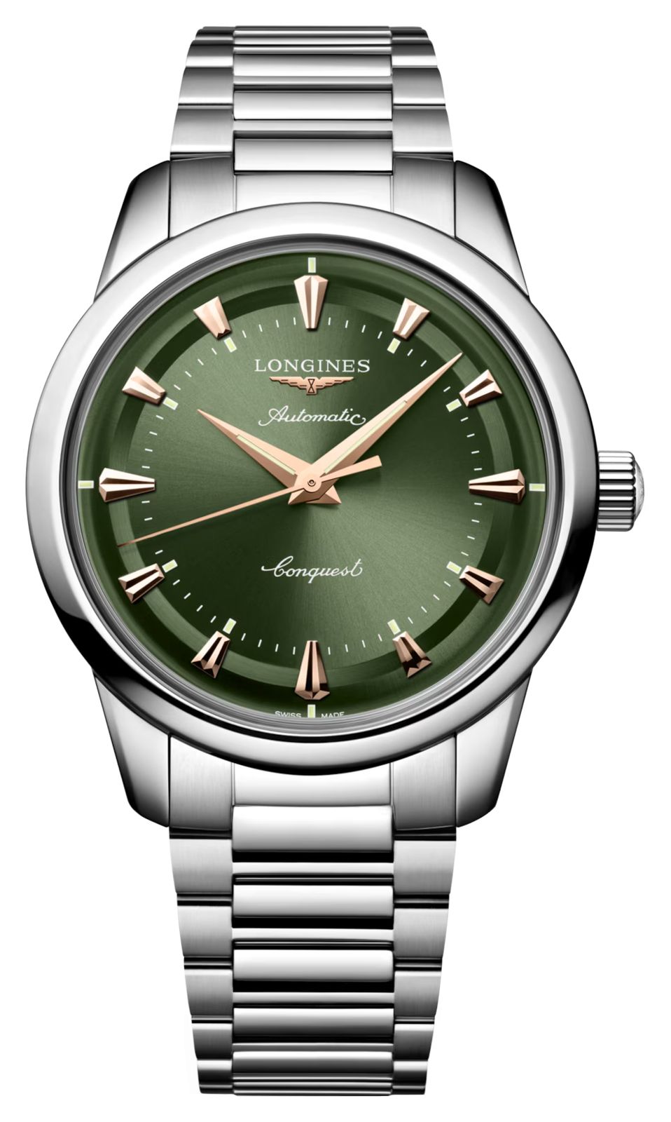 LONGINES Conquest Heritage automatique (40 mm) cadran vert montre