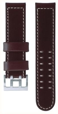 Hamilton Straps Bracelet de remplacement aviation kaki cuir marron 22mm - bracelet uniquement H690647101