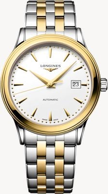 LONGINES Flagship Classic Automatic (40mm) White Dial / Two-Tone Stainless Steel Bracelet L49843207