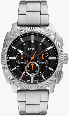 Fossil Machine Chronograph (44mm) Black Dial / Stainless Steel Bracelet FS6095