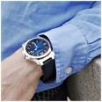 Emile Chouriet Challenger Cliff Automatic (40mm) Blue Sunray Dial / Blue Canvas Strap 08.1170.G.6.6.N8.2 - widok alternatywny 5