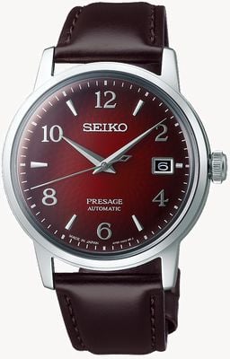 Seiko Presage | Negroni | Automatic | Red Dial | Cocktail SRPE41J1