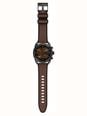 Diesel Spiked Black Leather Brown Dial Watch DZ4735 - alternative Ansicht 5