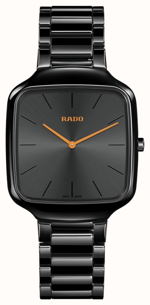 RADO トゥルースクエア シンライン サンオレンジ (37mm) R27054162 - First Class Watches™ JPN