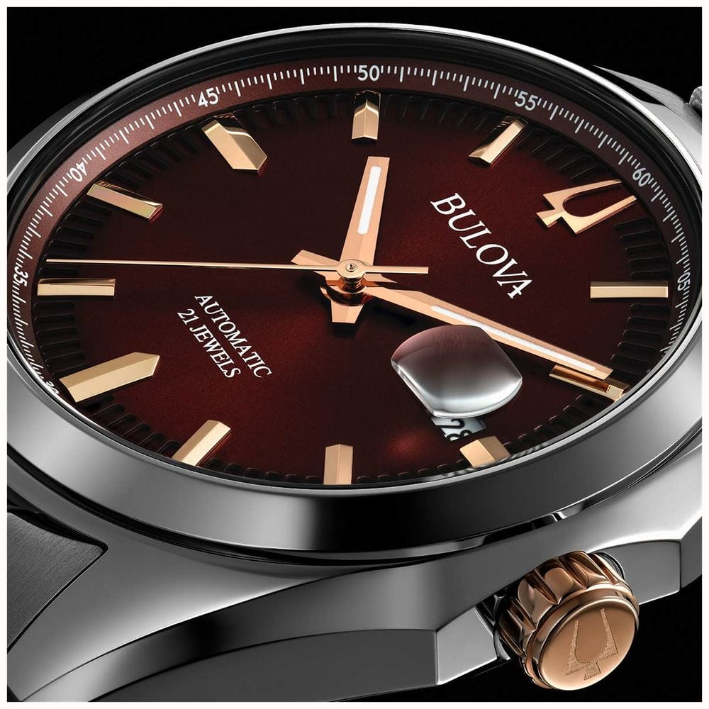 Bulova Men'S Classic Surveyor 2-Hand Day/Date Quartz Watch, Luminous