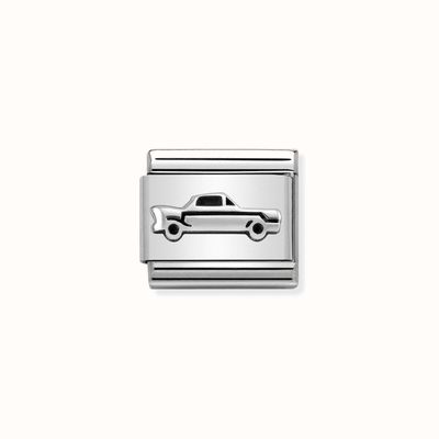 Nomination Composable Classic OXIDIZED SYMBOLS In St.steel And Sterling Silver Vintage Car 330101/33