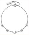 Olivia Burton Celestial Mini North Star and Moon Silver Tone Bracelet 24100623