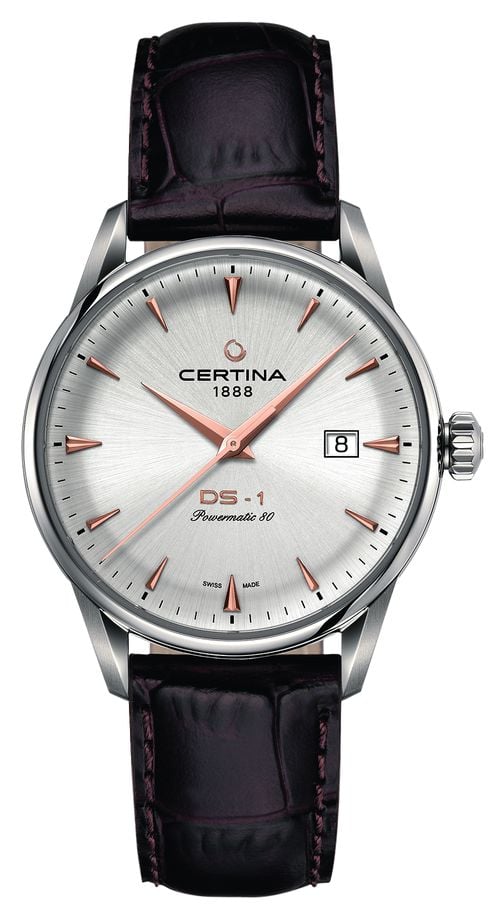 Certina DS-1 Powermatic 80 (40mm) cadran argentÃ© / montre