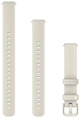 Garmin Lily® 2 Bänder (14 mm) Knochensilikon, Mondgold-Hardware 010-13302-30