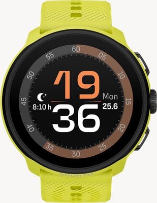 Suunto Relógio de corrida leve amoled Run (46 mm) verde-lima - silicone SS051274000