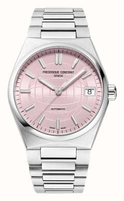 Frederique Constant Highlife Automatic (34mm) Pink Dial / Stainless Steel FC-303LP2NH6B