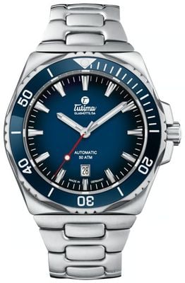 Tutima Glashütte M2 Seven Seas S Automatic (44mm) Blue Dégradé Dial / Stainless Steel Bracelet 6155-04