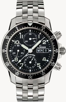 Sinn 103 st sa klassischer Pilot Chrono Fine Link Edelstahl 103.061 FINE BRACELET