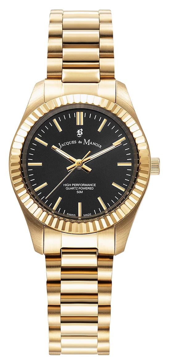 Jacques Du Manoir Inspiration Prime Quartz 31mm Black Dial Watch Jacques Du Manoir Inspiration Prime Quartz 31mm Black Dial Watch