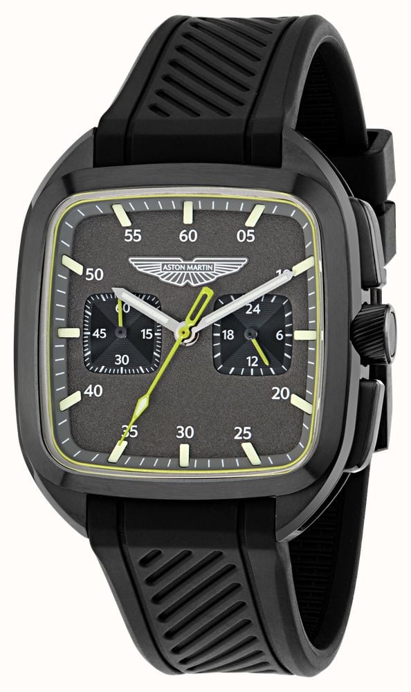 Aston Martin ULT Icon Quartz Chronograph (40.5mm) Black Dial / Black Silicone Strap MTIU1S605 - alternative Ansicht 2