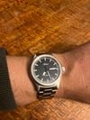 Customer picture of Sinn 556 I Automatic (38.5mm) Glossy Black Dial / H-Link Stainless Steel Bracelet 556.010 TWO LINK BRACELET