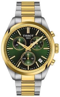 Tissot Relógio cronógrafo Pr 100 40mm masculino verde T1504172209100