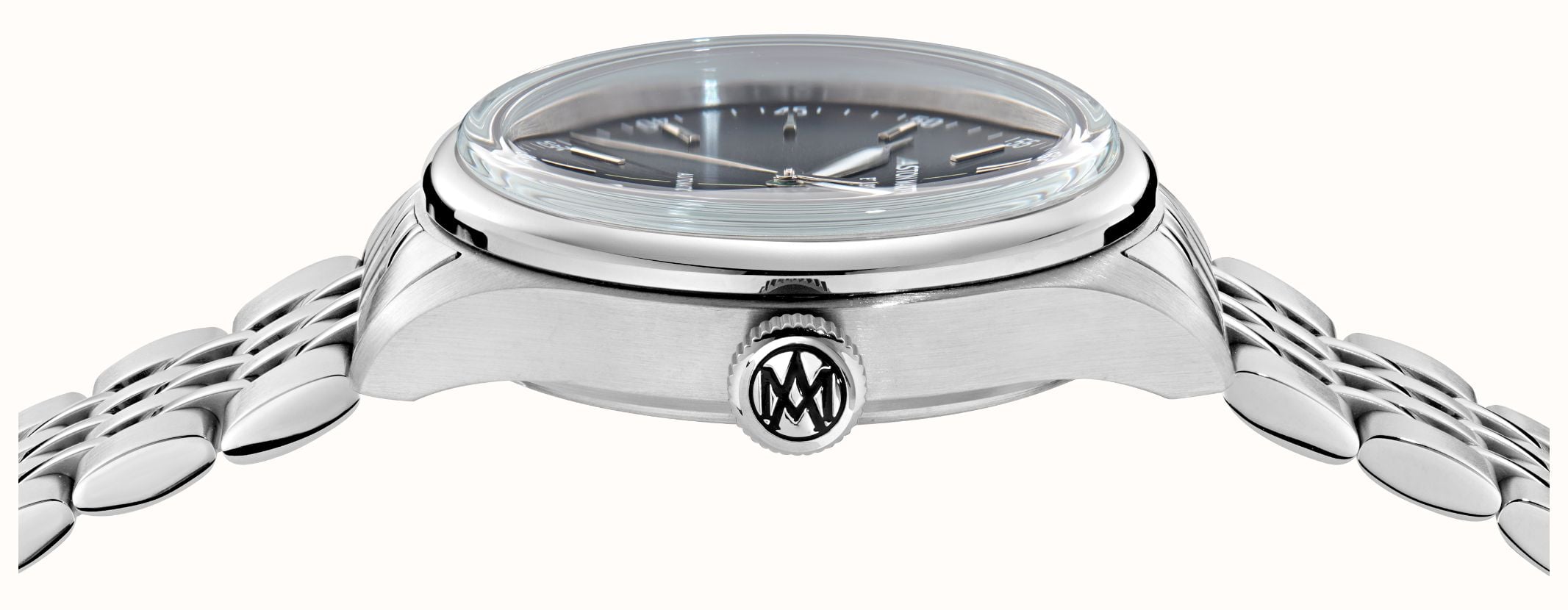 Aston Martin TS1 Timeless Automatic (39mm) Blue Sunray Dial / Stainless Steel Bracelet MTTS1S603 - alternate view 3