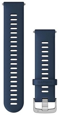Garmin Solo cinturino a sgancio rapido (22 mm) in silicone blu marea, hardware argento 010-11251-3D