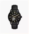 Fossil Townsman 44 mm Automatic Black Leather ME3290