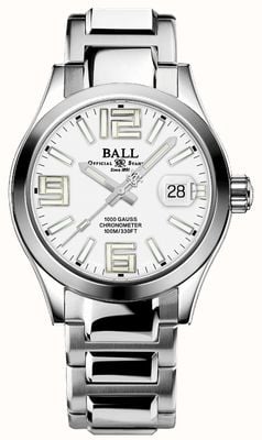 Ball Watch Company Ingeniero iii leyenda | 40 mm | esfera blanca | pulsera de acero inoxidable NM9016C-S7C-WH