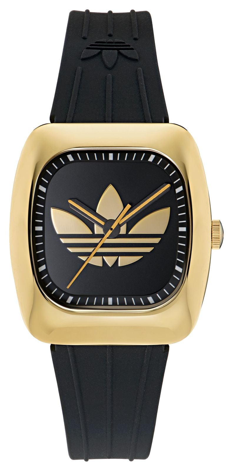 Adidas RETRO WAVE ONE 37mm Black Dial Black Rubber Strap Watch Adidas RETRO WAVE ONE 37mm Black Dial Black Rubber Strap Watch
