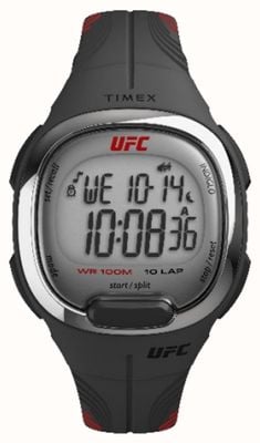 Timex x UFC Takedown numérique / caoutchouc gris TW5M52100