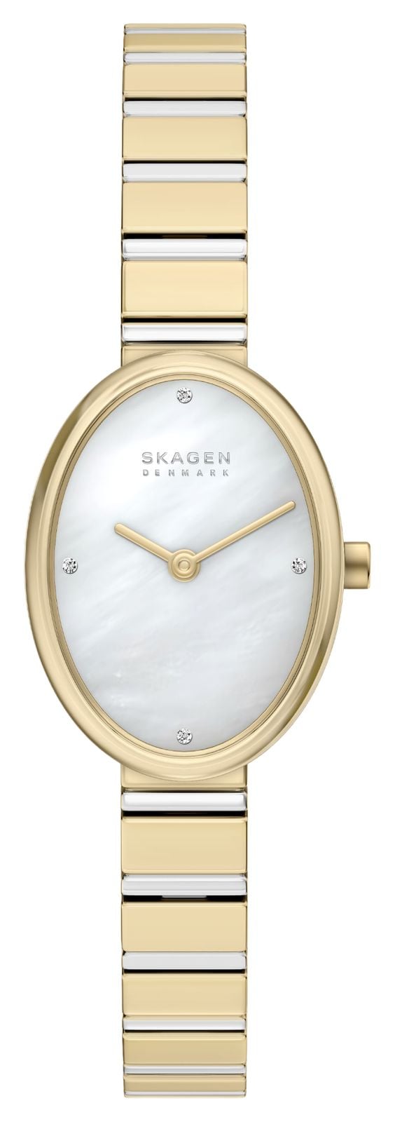 Skagen Anita ovale quartz (20 mm) cadran nacre / bracelet montre