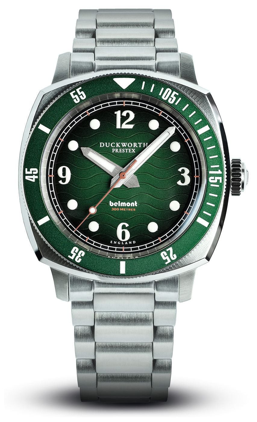 Duckworth Prestex Mens Belmont 42mm Green Dial  Watch