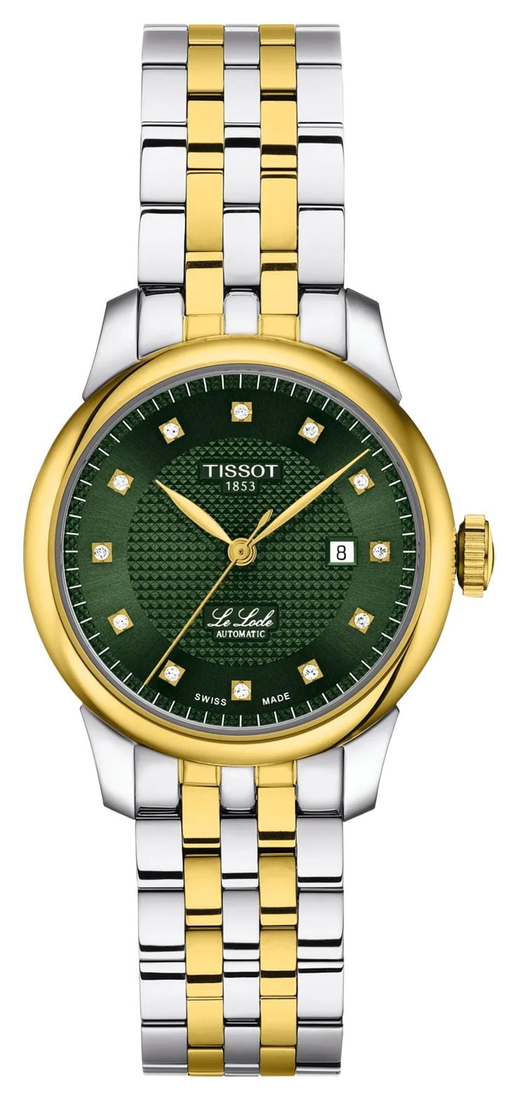 Tissot automatique Le Lacle Diamond (29 mm), cadran montre