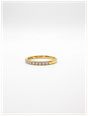 James Moore & Co 0.27ct Round Brilliant Natural Diamond 18ct Yellow Gold Half Eternity Ring E42264-27 - autre vue 2