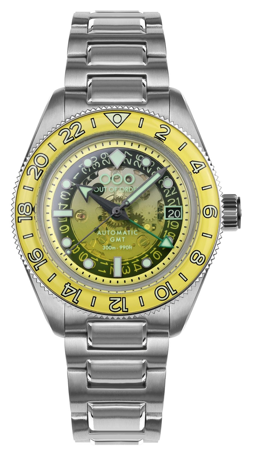 Out Of Order Limoncello Limited Edition Automatic GMT 40mm Watch
