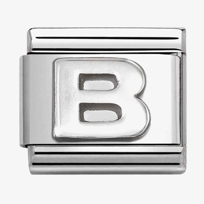 Nomination Classic Letter B Sterling Silver Charm 330113/02