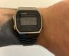 Customer picture of Casio | Vintage | Stainless Steel Bracelet | Black Dial | A168WEGG-1BEF