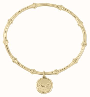 Radley Jewellery Audley Drive 18ct Pale Gold Plated Bamboo Bangle RYJ3382S