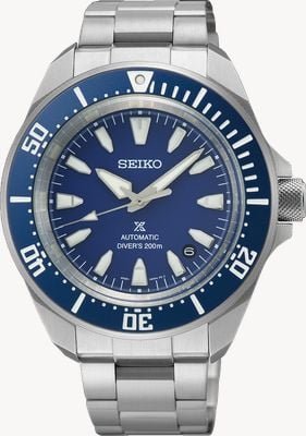 Seiko Prospex 4r subacqueo meccanico compatto (41,7 mm) quadrante blu cobalto / bracciale in acciaio inossidabile SRPL51K1