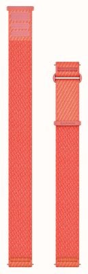 Garmin Schnellverschlussarmbänder (20 mm), koralle/rot-pink, Comfortfit-Gewebe – nur Armband 010-14400-04