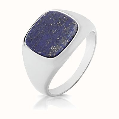 James Moore TH Silver CZ Oval Halo And Shoulders Ring G7436/J