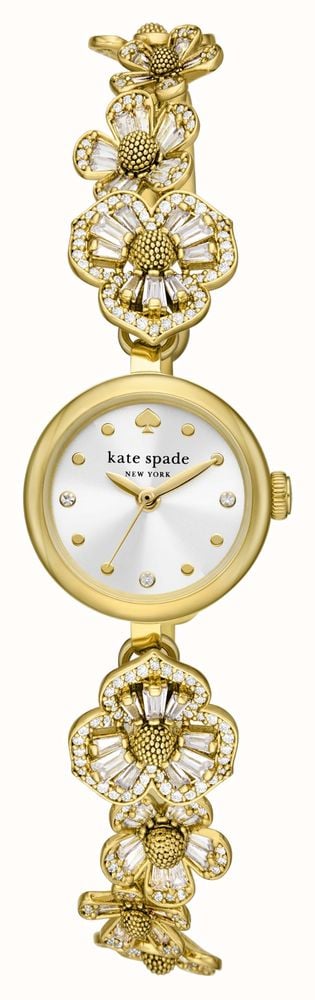 Kate Spade Monroe Flower (22mm) Silver Dial / Crystal-Set  display picture 2