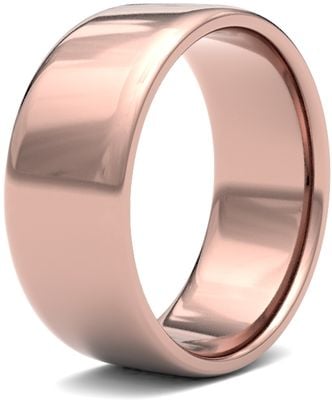 James Moore & Co | 9ct 玫瑰金 | 8毫米 | 轻盈 | 尺寸 软场 | ag_8lls-9r AG_8LLS-9R