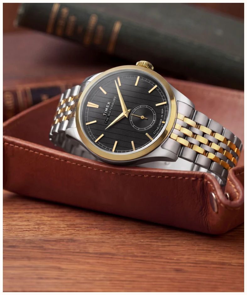 Timex Waterbury Classic Sub-Second 39mm Stainless Steel Bracelet TW2Y91900 - vista alternativa 6