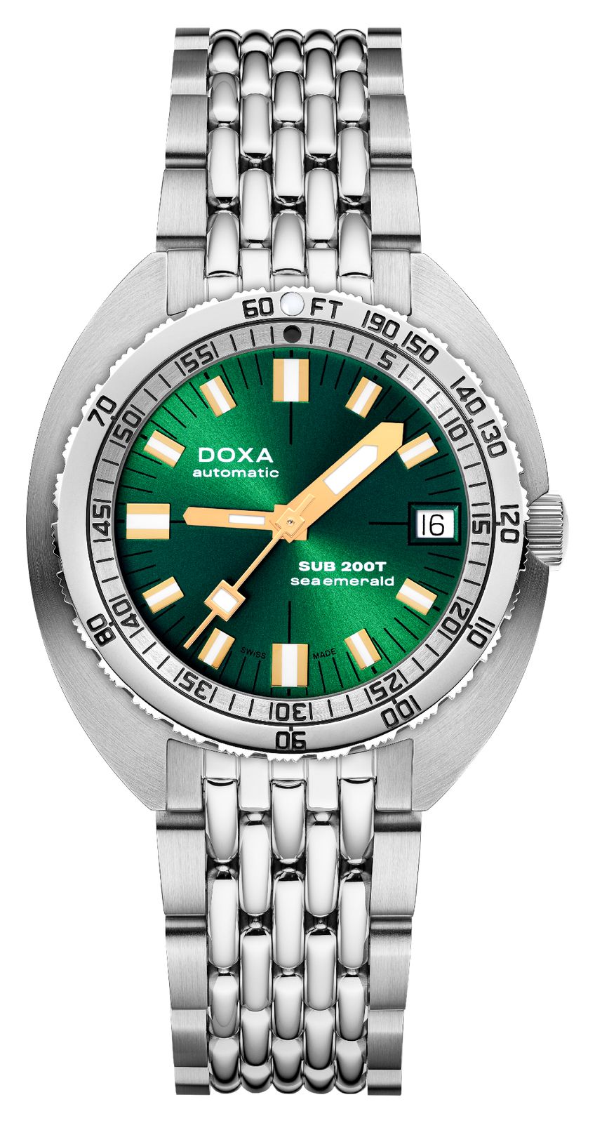 DOXA Cadran vert soleillÃ© Ã©meraude marine Sub 200t (39 mm montre